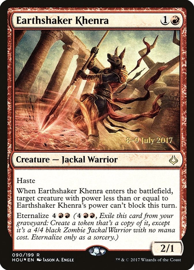 Earthshaker Khenra (90) (Prerelease Cards)