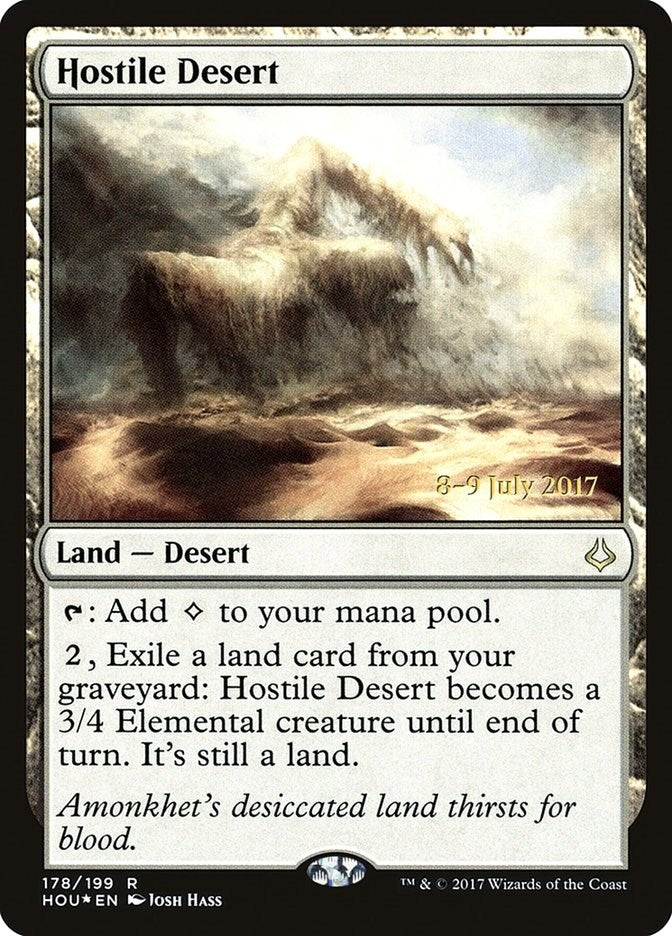 Hostile Desert (178) (Prerelease Cards)