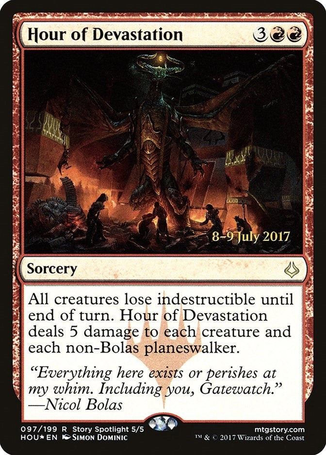 Hour of Devastation (97) (Prerelease Cards)