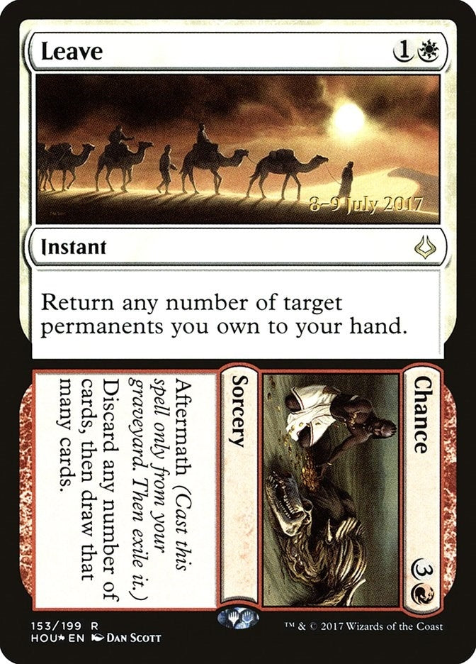Leave // Chance (153) (Prerelease Cards)