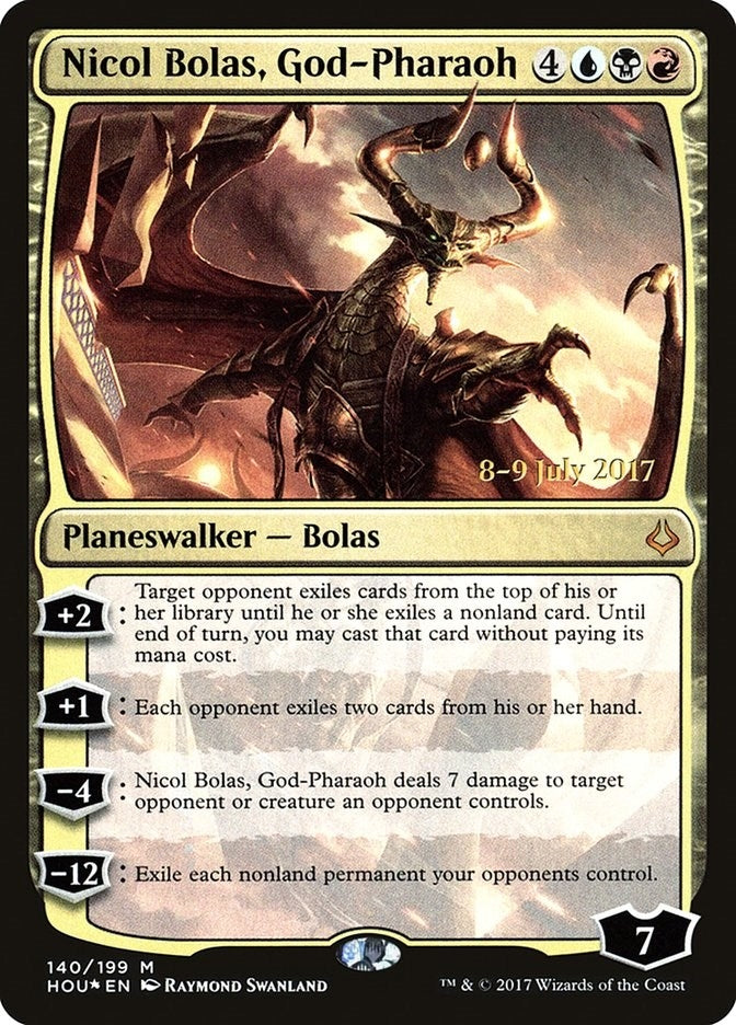 Nicol Bolas, God-Pharaoh (140) (Prerelease Cards)