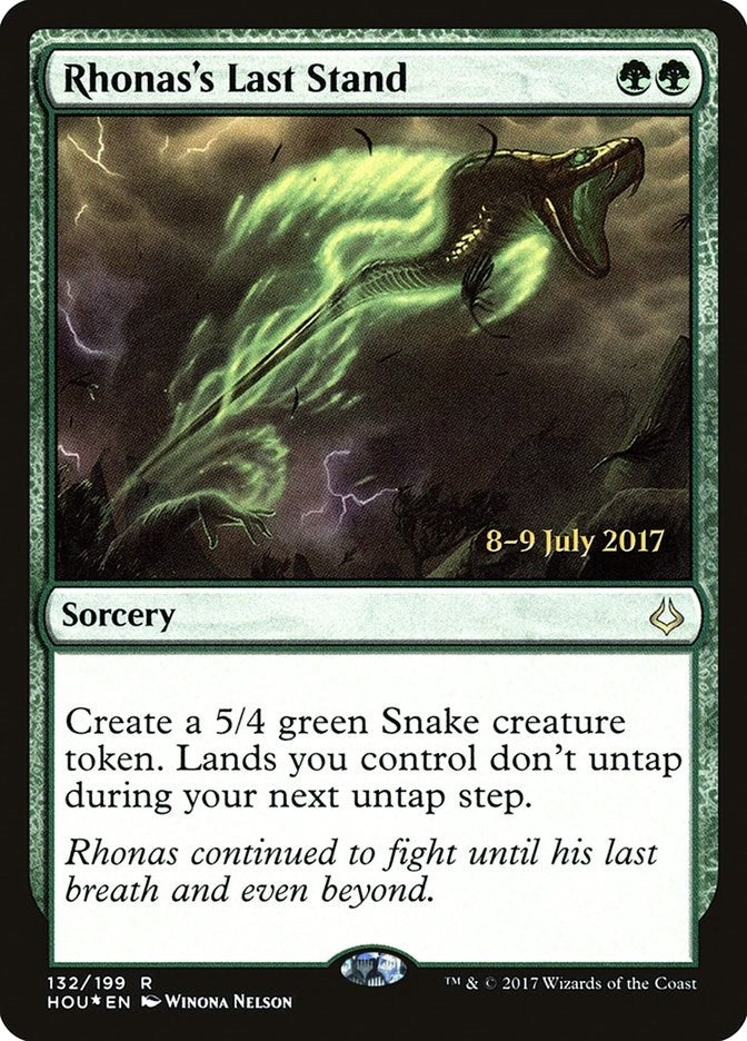Rhonas's Last Stand (132) (Prerelease Cards)