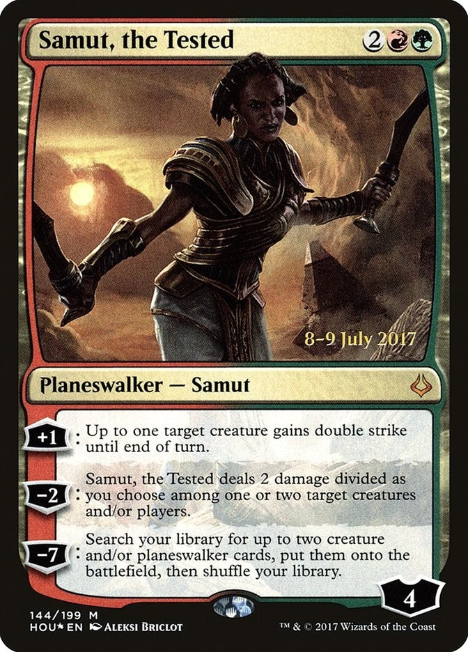 Samut, the Tested (144) (Prerelease Cards)
