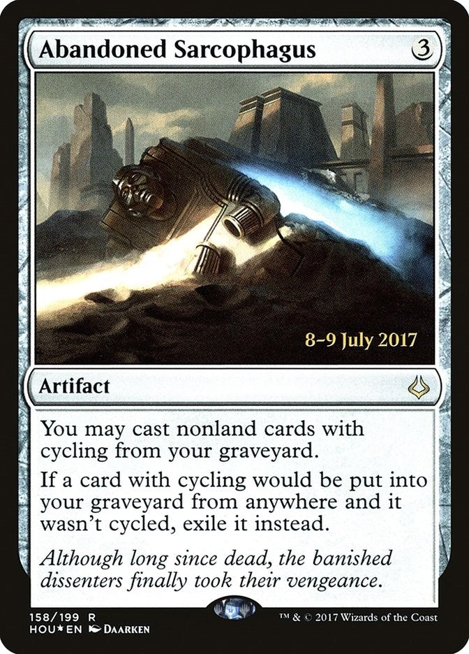 Abandoned Sarcophagus (158) (Prerelease Cards)