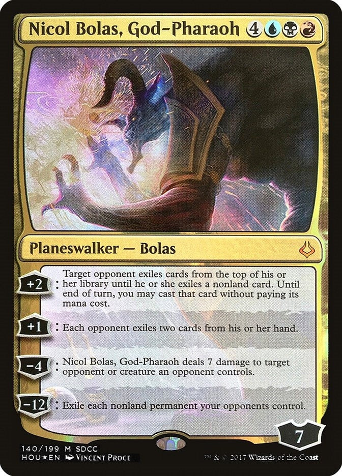 Nicol Bolas, God-Pharaoh (SDCC 2017 Exclusive) (140) (Media Promos)