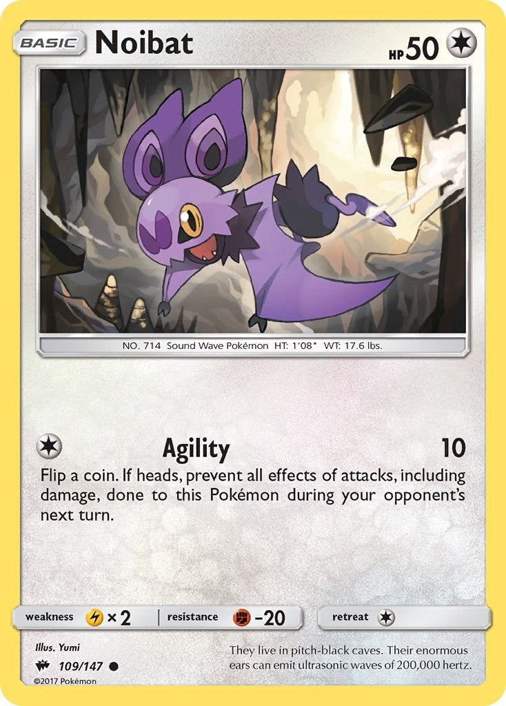 Image for Noibat (109/147) (SM - Burning Shadows) - Pokemon