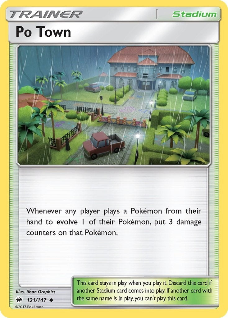 Image for Po Town (121/147) (SM - Burning Shadows) - Pokemon