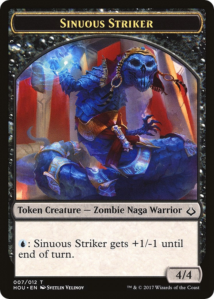 Sinuous Striker // Cat Double-Sided Token (7 // 16) (Hour of Devastation)