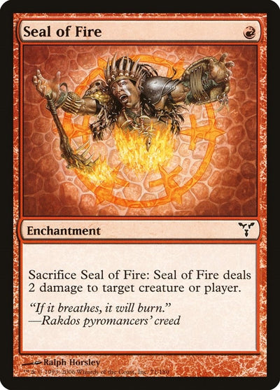 Seal of Fire (71) (Dissension)