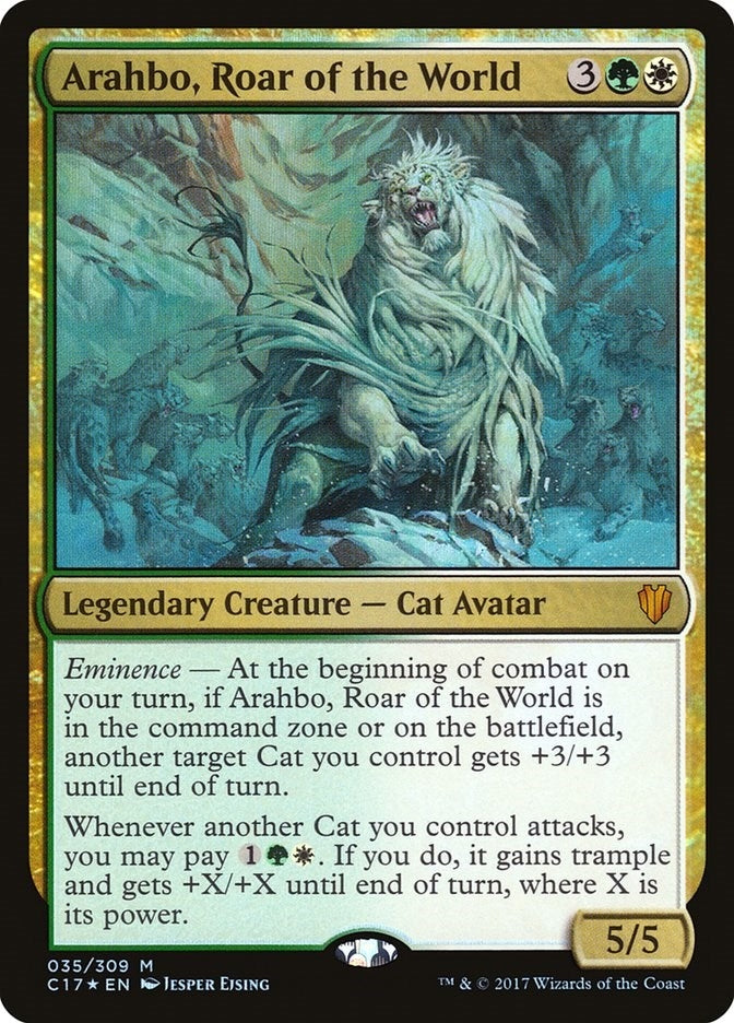 Arahbo, Roar of the World (35) (Commander 2017)