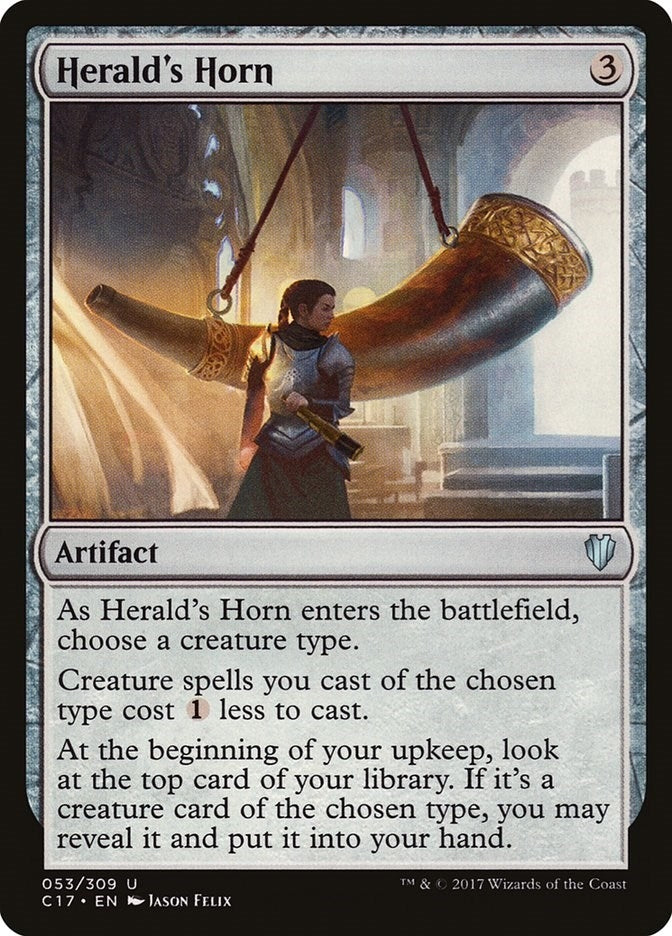 Herald's Horn (53) (Commander 2017)