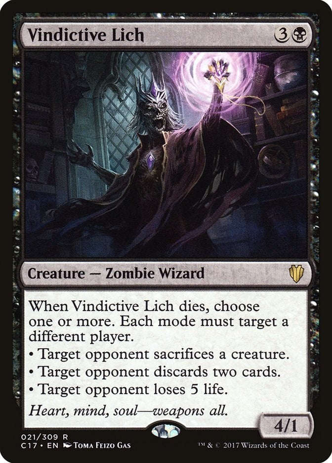 Image for Vindictive Lich (21) - Magic: The Gathering