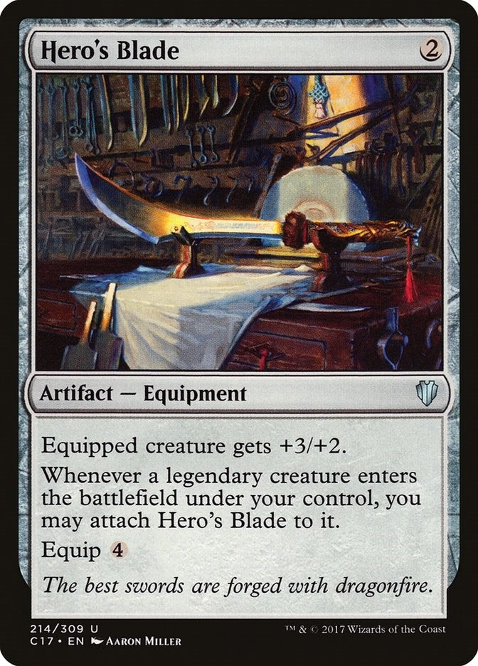 Hero's Blade (214) (Commander 2017)