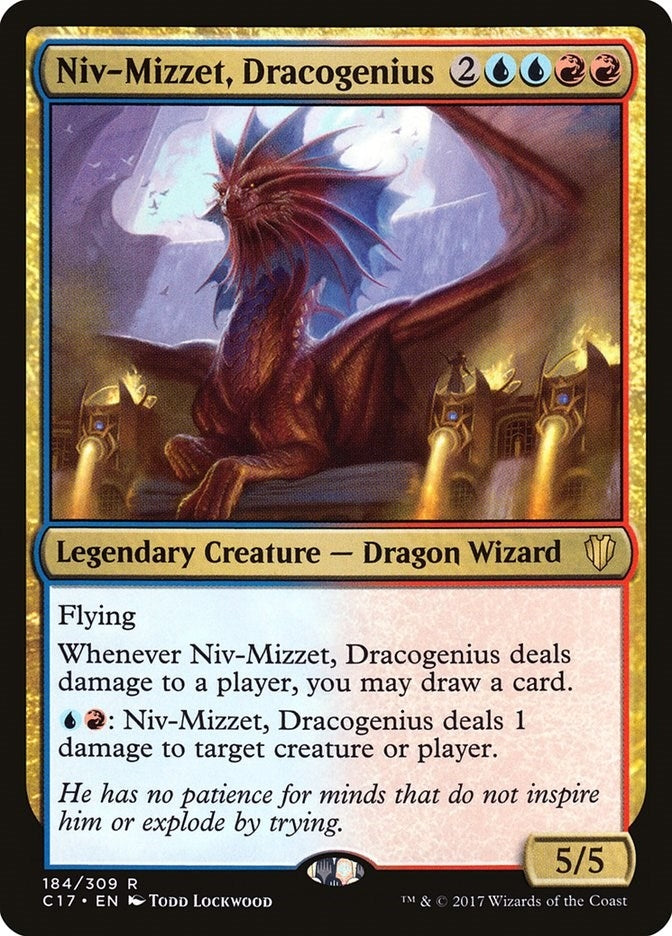 Niv-Mizzet, Dracogenius (184) (Commander 2017)