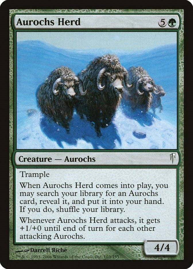 Aurochs Herd (103) (Coldsnap)