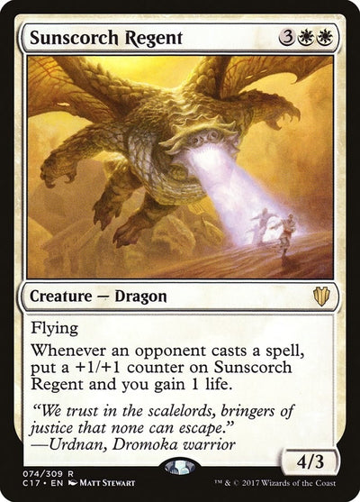 Sunscorch Regent (74) (Commander 2017)