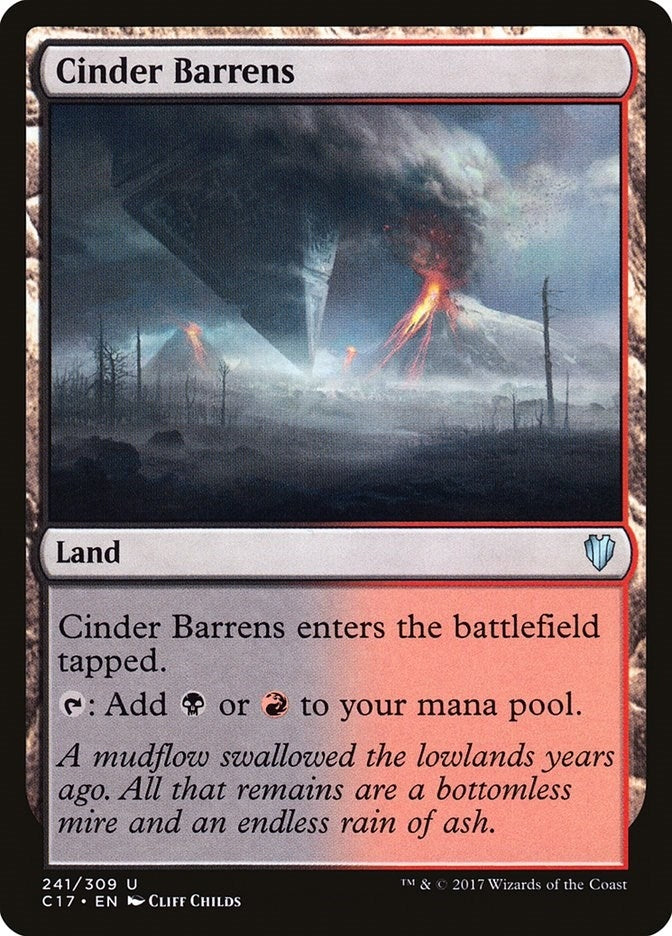 Cinder Barrens (241) (Commander 2017)