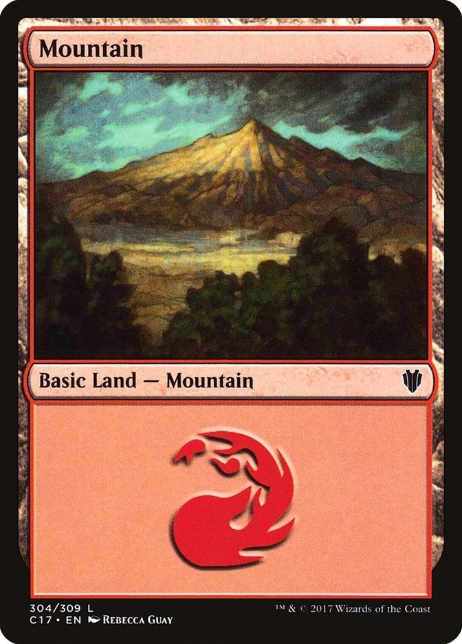 Mountain (304) (304) (Commander 2017)