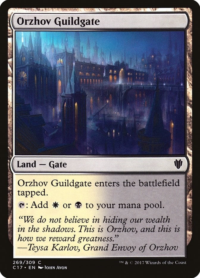 Orzhov Guildgate (269) (Commander 2017)