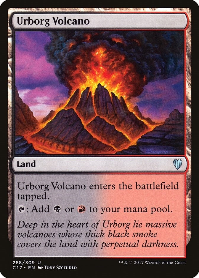 Image for Urborg Volcano (288) - Magic: The Gathering