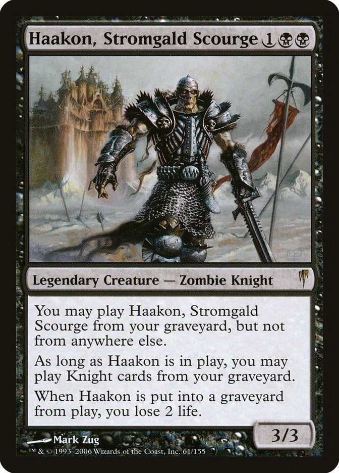 Haakon, Stromgald Scourge (61) (Coldsnap)