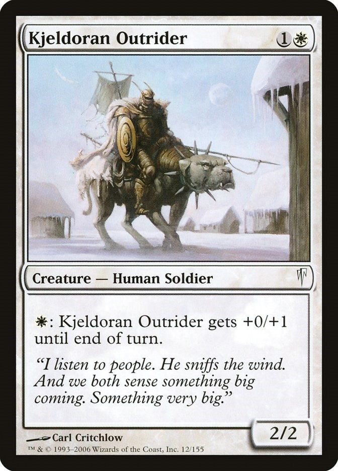 Kjeldoran Outrider (12) (Coldsnap)