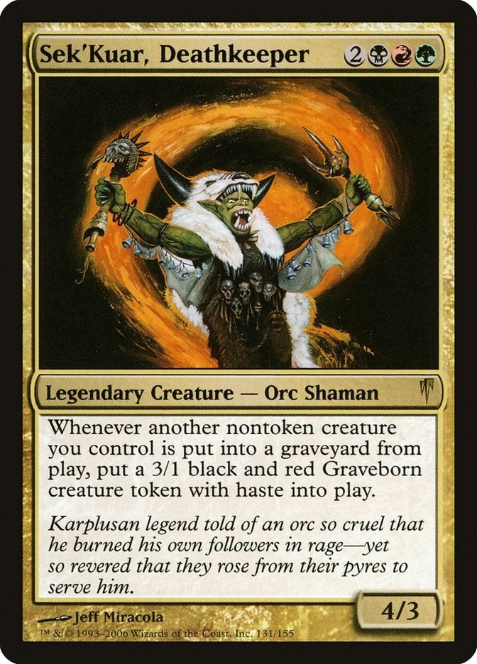 Sek'Kuar, Deathkeeper (131) (Coldsnap)