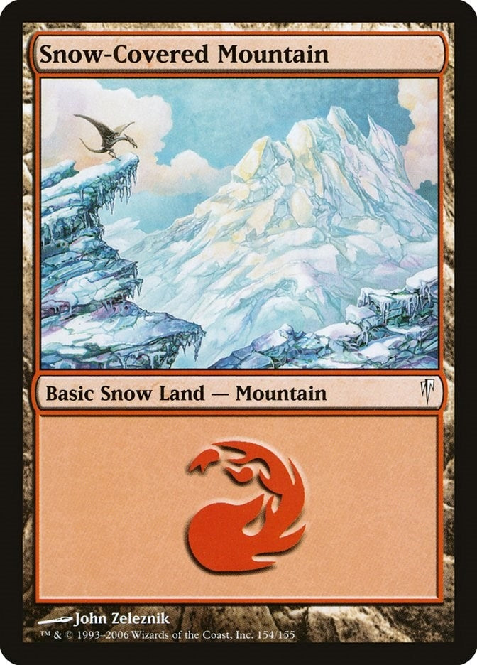 Snow-Covered Mountain (154) (Coldsnap)
