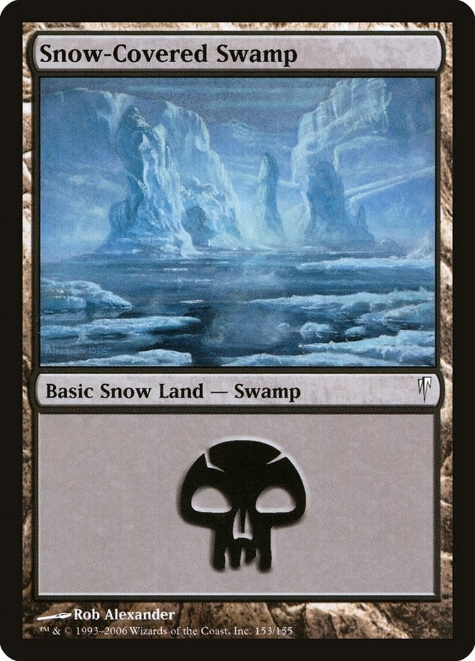 Snow-Covered Swamp (153) (Coldsnap)