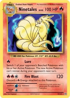 Image for Ninetales - 15/108 (XY Evolutions) (Non-Holo) (015/108) (Deck Exclusives) - Pokemon