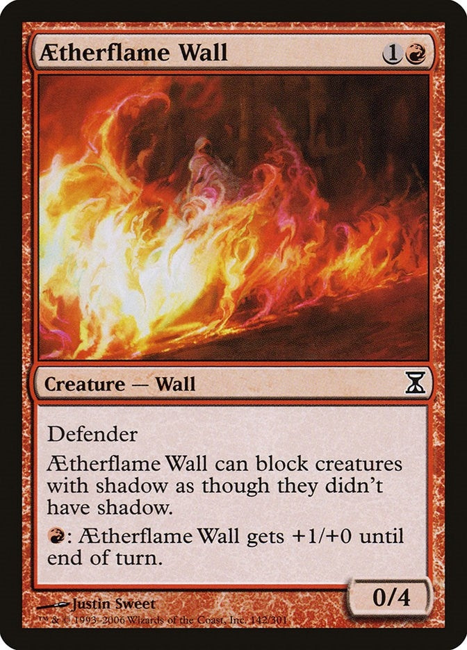 Aetherflame Wall (142) (Time Spiral)