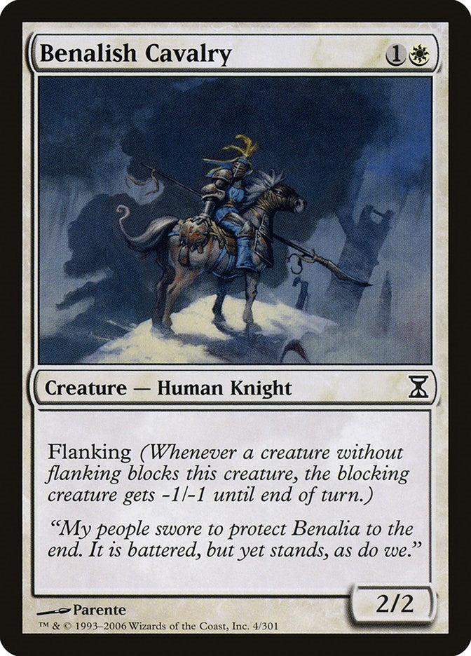 Benalish Cavalry (4) (Time Spiral)