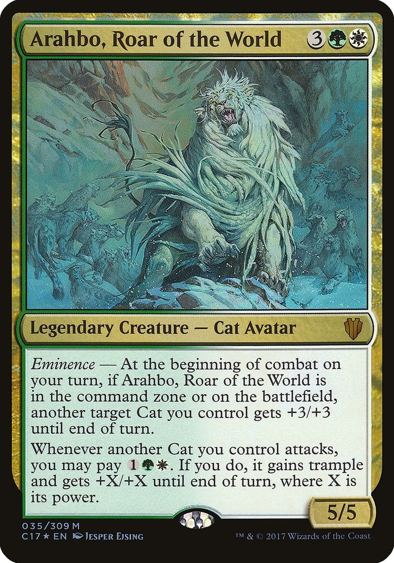 Arahbo, Roar of the World (Commander 2017) (35) (Oversize Cards)