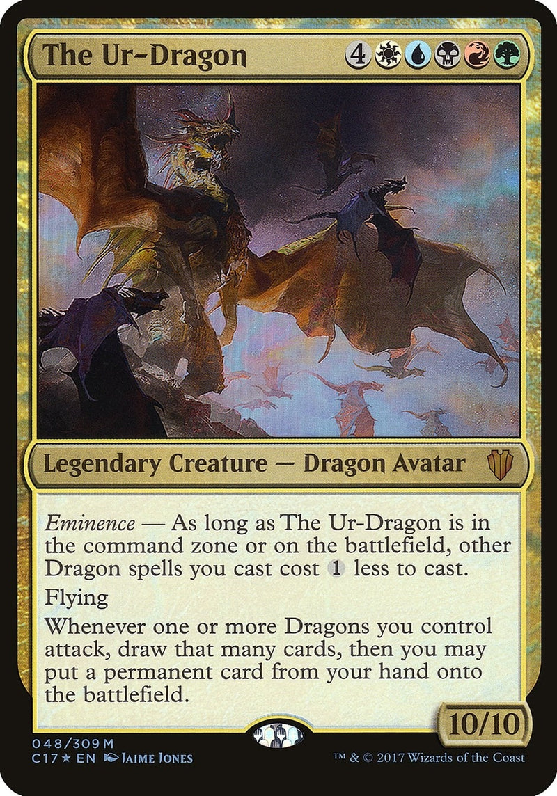 The Ur-Dragon (Commander 2017) (48) (Oversize Cards)