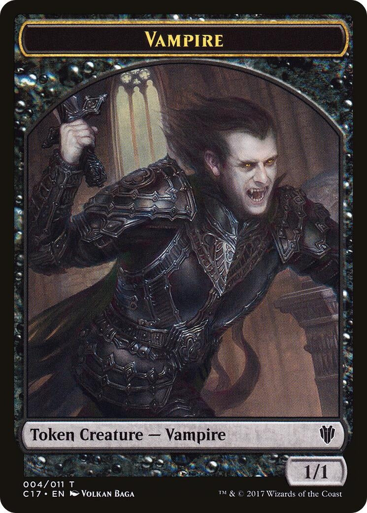 Vampire // Zombie Double-sided Token (4 // 5) (Commander 2017)