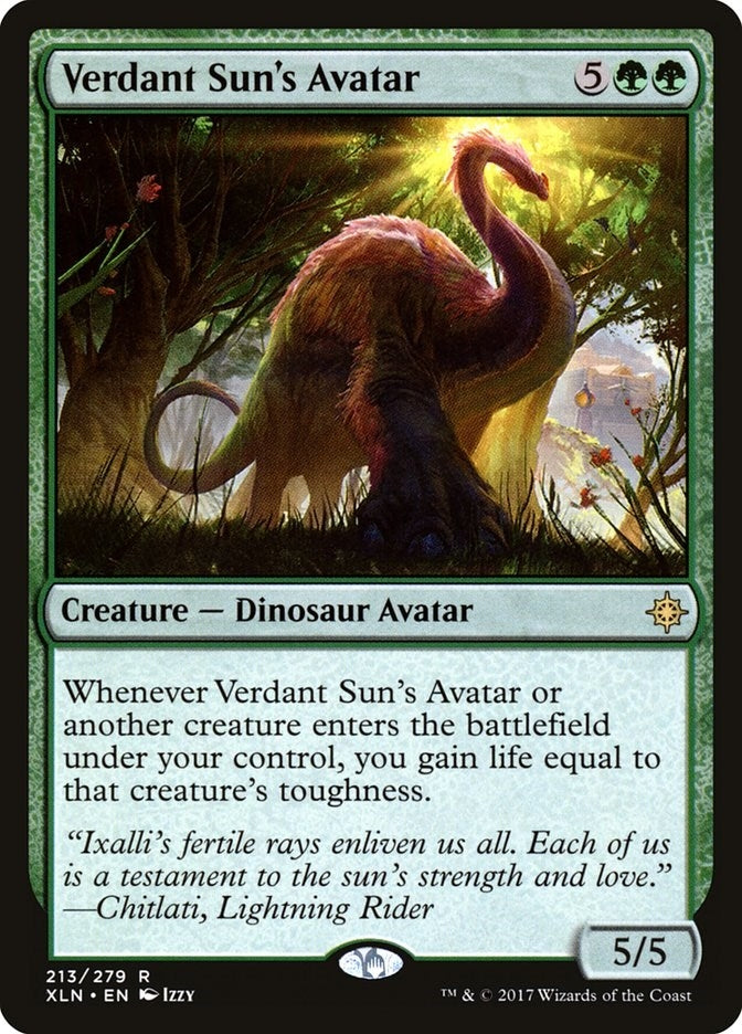 Image for Verdant Sun's Avatar (213) - Magic: The Gathering