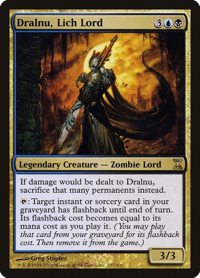 Dralnu, Lich Lord (237) (Time Spiral)