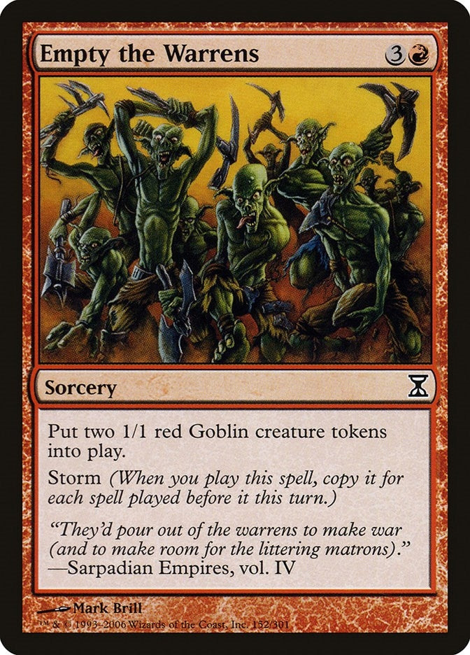 Empty the Warrens (152) (Time Spiral)