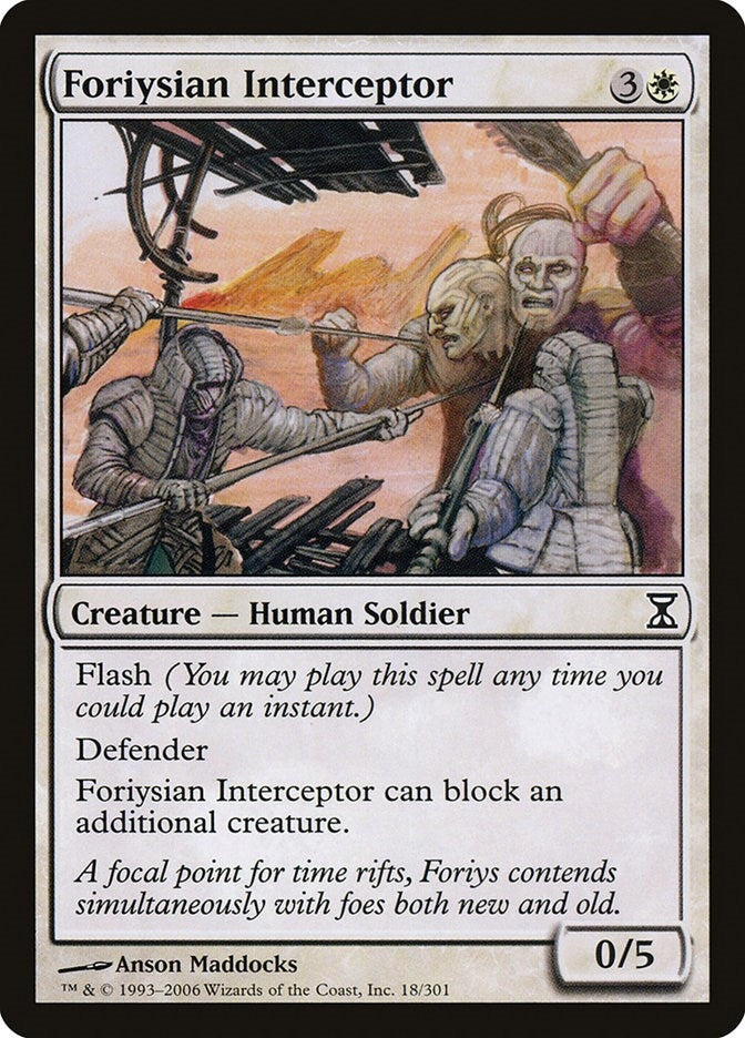 Foriysian Interceptor (18) (Time Spiral)