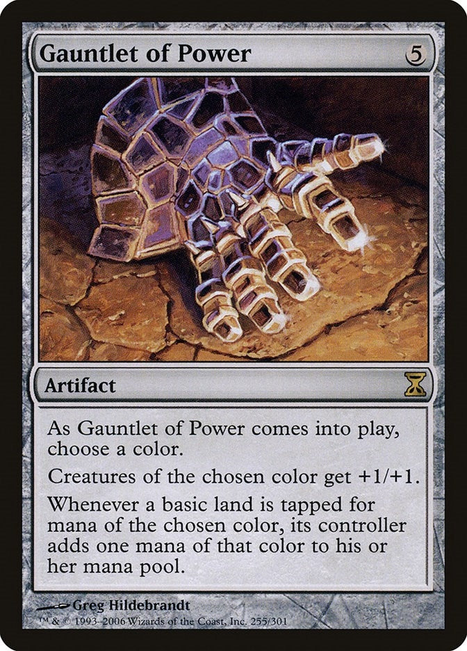 Gauntlet of Power (255) (Time Spiral)
