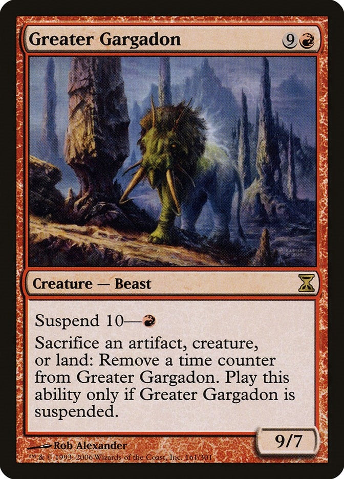 Greater Gargadon (161) (Time Spiral)