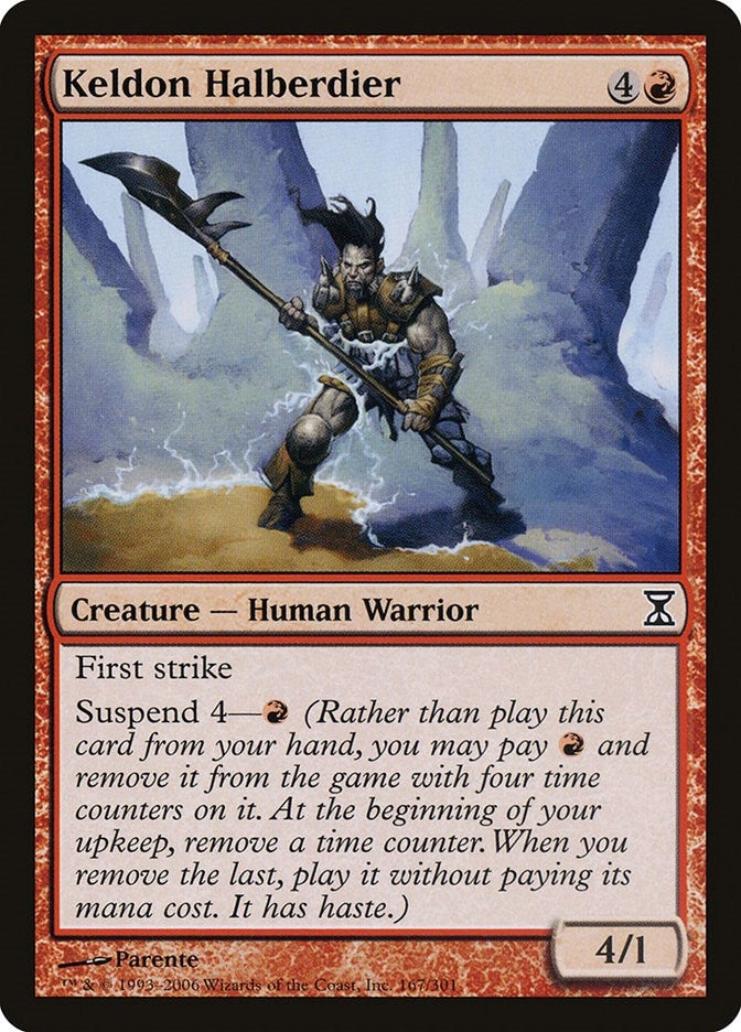 Keldon Halberdier (167) (Time Spiral)