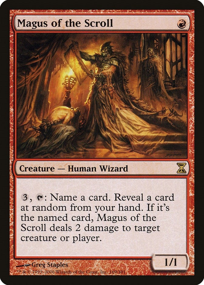 Magus of the Scroll (169) (Time Spiral)
