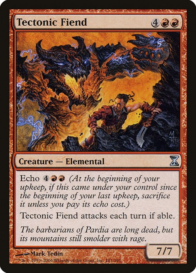 Tectonic Fiend (181) (Time Spiral)