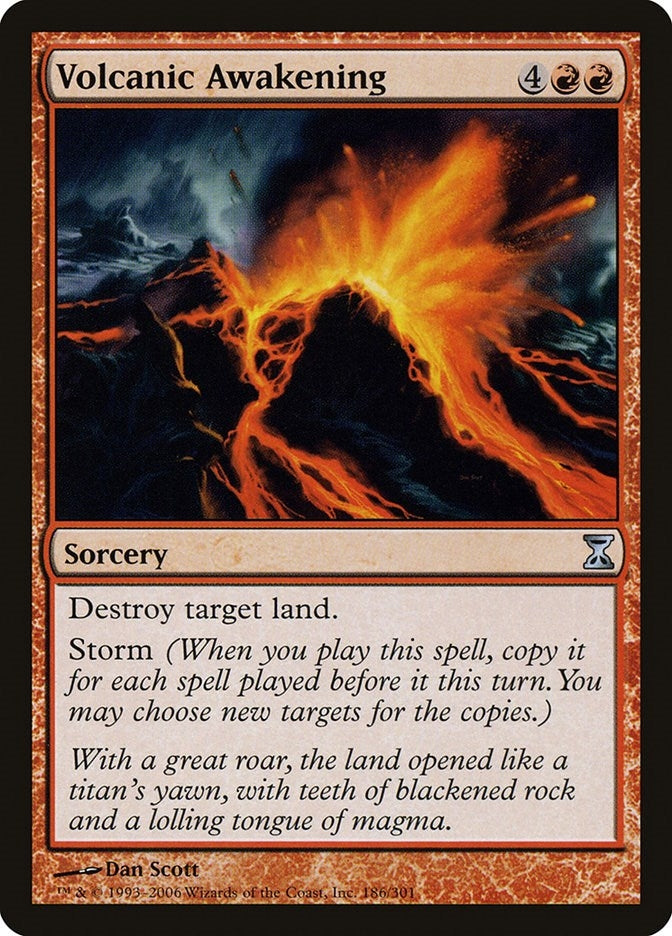 Volcanic Awakening (186) (Time Spiral)