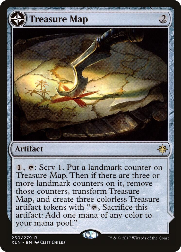 Image for Treasure Map (250) - Magic: The Gathering
