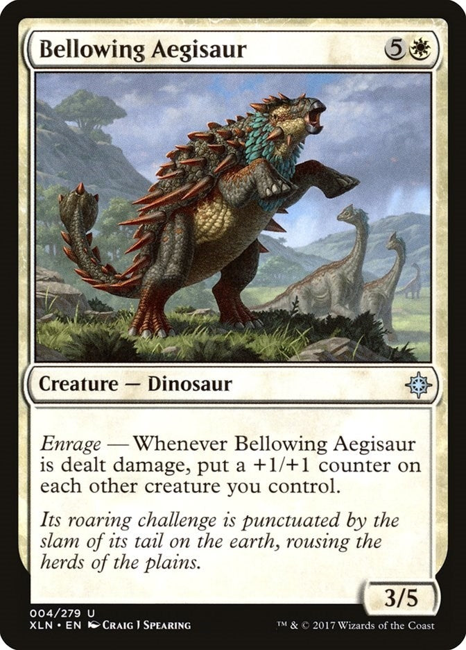 Bellowing Aegisaur (4) (Ixalan)