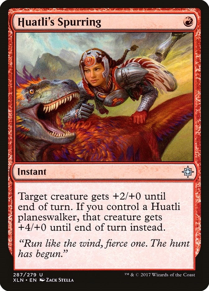 Huatli's Spurring (287) (Ixalan)