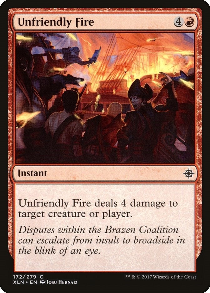 Image for Unfriendly Fire (172) - Magic: The Gathering