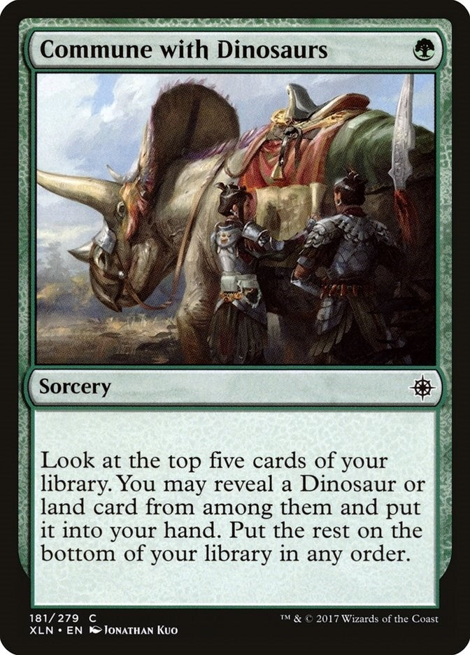Commune with Dinosaurs (181) (Ixalan)